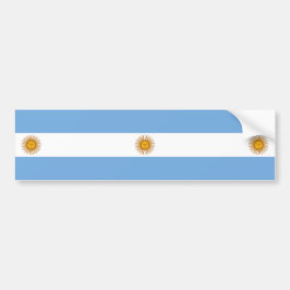 Flagge Argentiniens Autoaufkleber