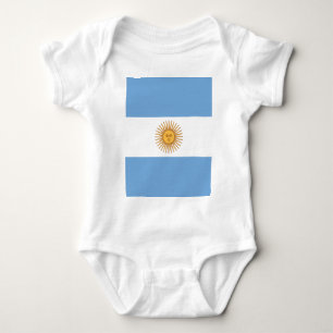 Flagge Argentiniens Baby Strampler