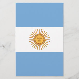 Flagge Argentiniens Briefpapier