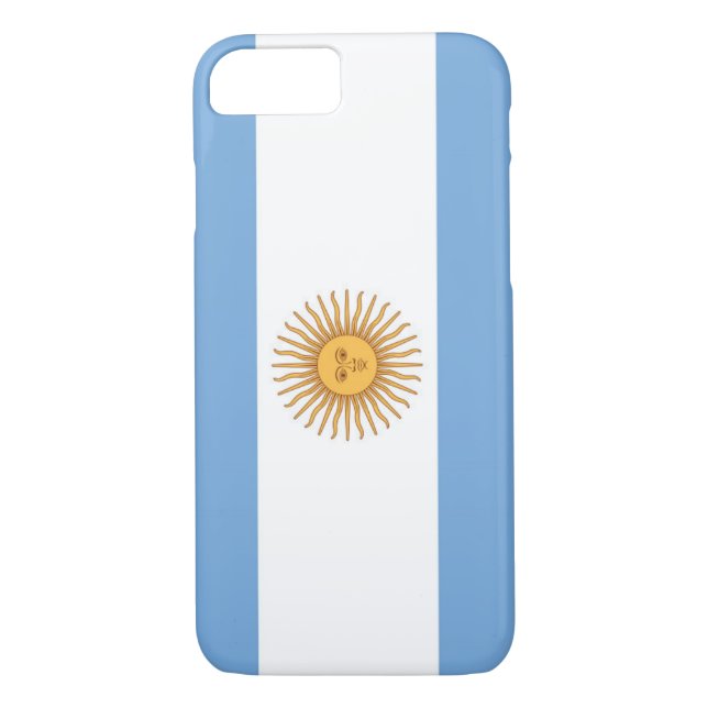 Flagge Argentiniens Case-Mate iPhone Hülle (Rückseite)