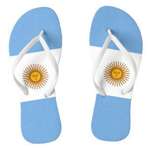 Flagge Argentiniens Flip Flops