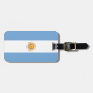 Flagge Argentiniens Gepäckanhänger