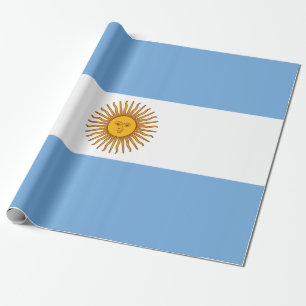 Flagge Argentiniens Geschenkpapier