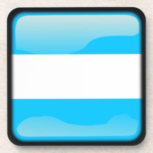 Flagge Argentiniens Getränkeuntersetzer