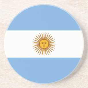 Flagge Argentiniens Getränkeuntersetzer