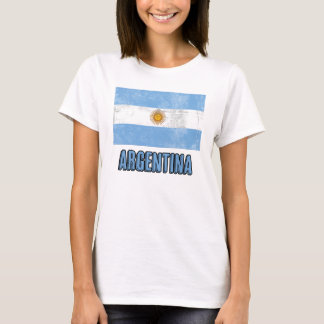 Flagge Argentiniens (Grunge-Look) T-Shirt