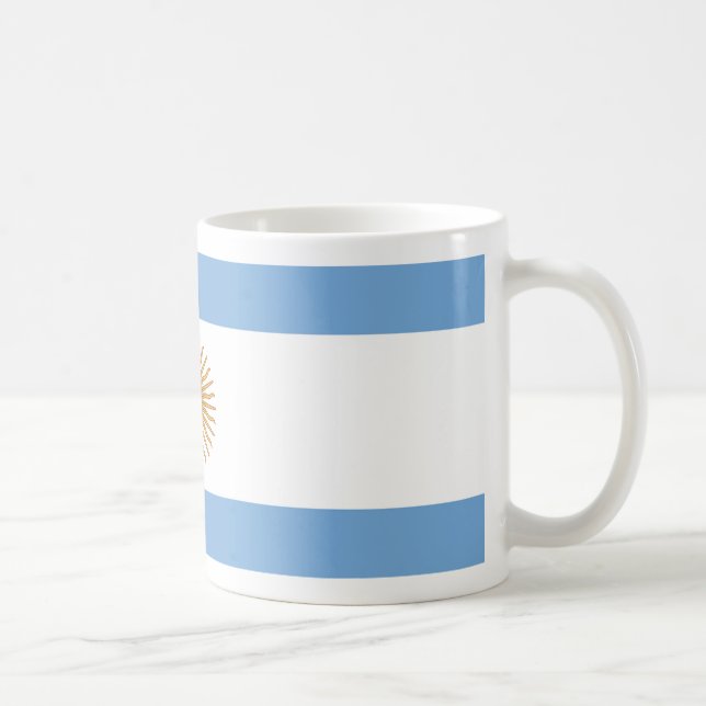 Flagge Argentiniens Kaffeetasse (Rechts)