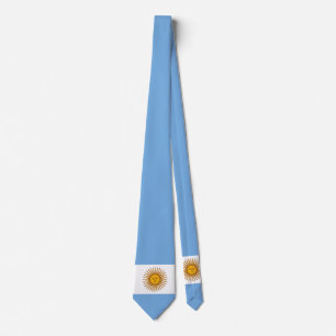 Flagge Argentiniens Krawatte