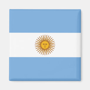 Flagge Argentiniens Magnet