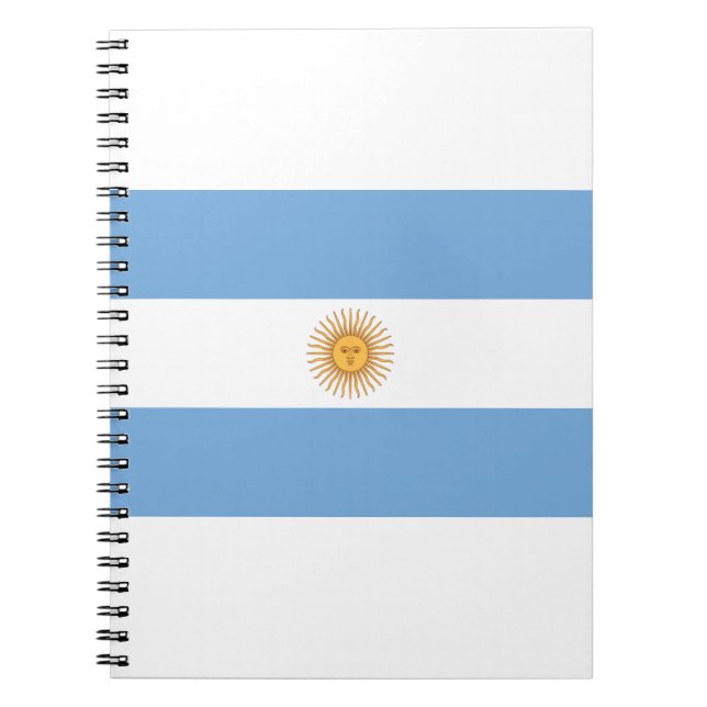 Flagge Argentiniens Notizblock (Vorderseite)