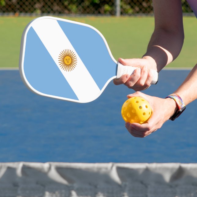 Flagge Argentiniens Pickleball Schläger (InSitu)