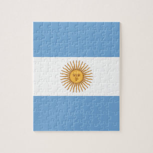 Flagge Argentiniens Puzzle
