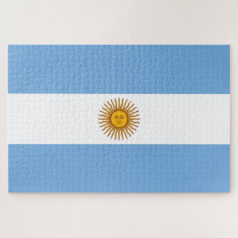 Flagge Argentiniens Puzzle