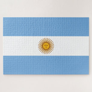 Flagge Argentiniens Puzzle