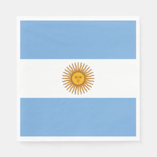 Flagge Argentiniens Serviette