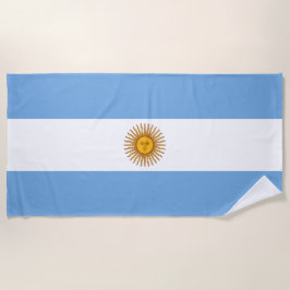 Flagge Argentiniens Strandtuch
