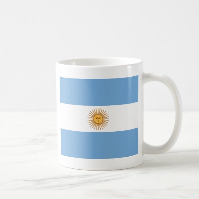 Flagge Argentiniens Tasse (Rechts)