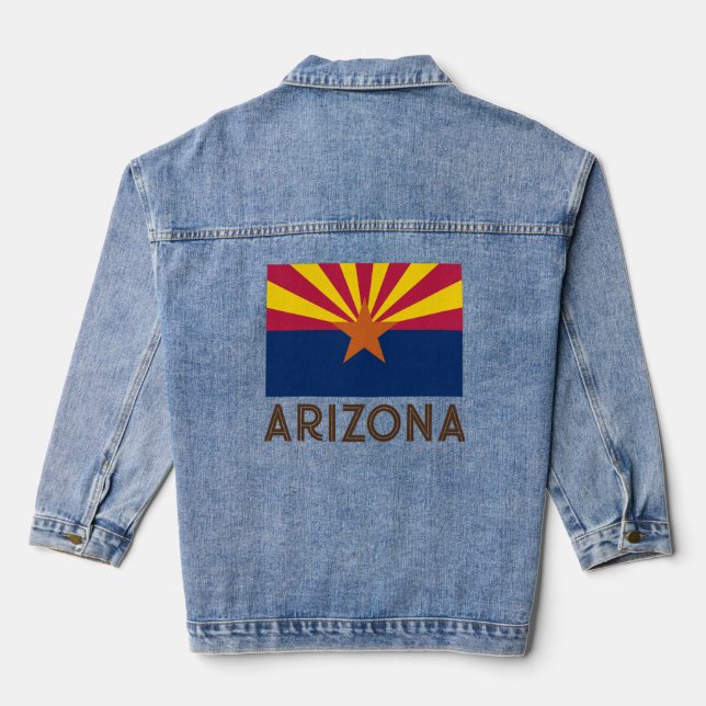 Flagge Arizona Jeansjacke (Rückseite)