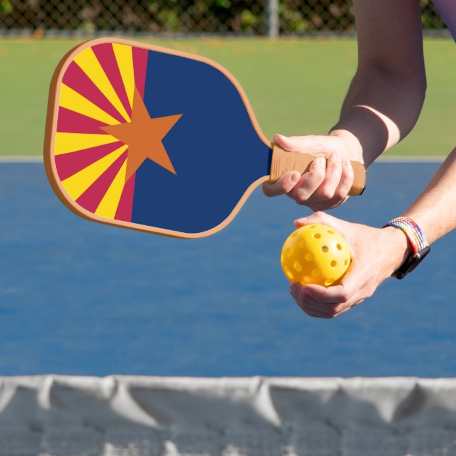 Flagge Arizona Pickleball Schläger (InSitu)