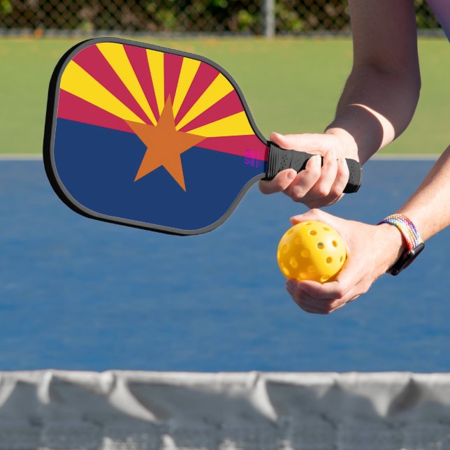 Flagge Arizona Pickleball Schläger (InSitu)