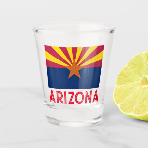 Flagge Arizona Schnapsglas
