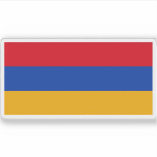 Flagge Armeniens Aufkleber