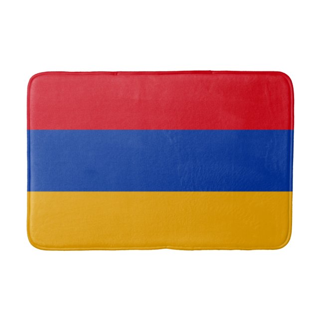 Flagge Armeniens Badematte (Vorderseite)