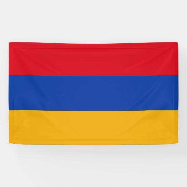 Flagge Armeniens Banner (Horizontal)