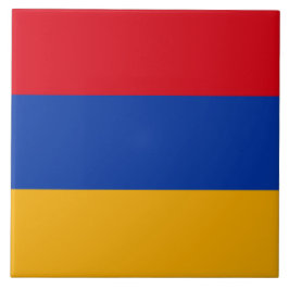 Flagge Armeniens Fliese