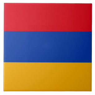 Flagge Armeniens Fliese