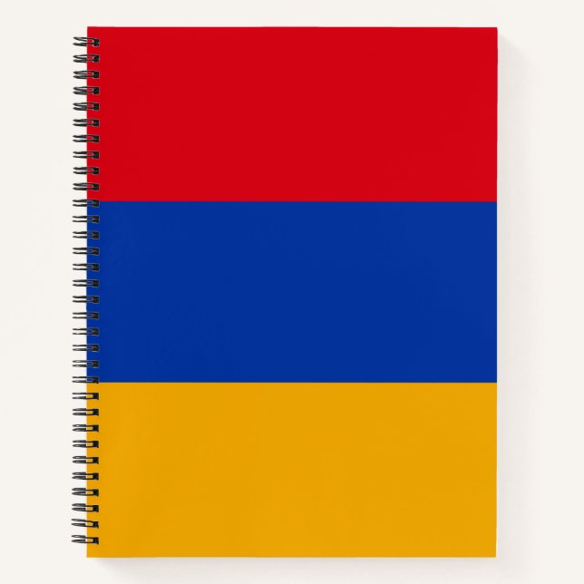 Flagge Armeniens Notizbuch (Vorderseite)