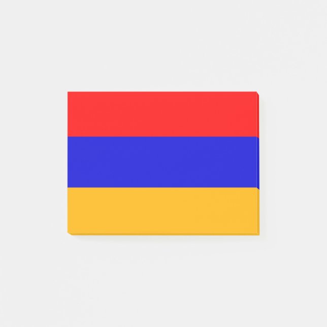 Flagge Armeniens - Post-it®-Hinweise Post-it Klebezettel (Vorderseite)