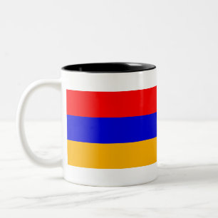 Flagge Armeniens Zweifarbige Tasse