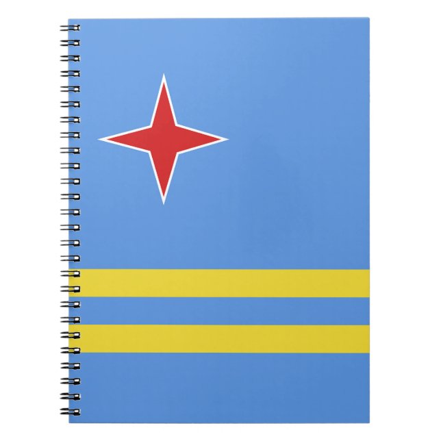 Flagge Arubas Notizblock (Vorderseite)