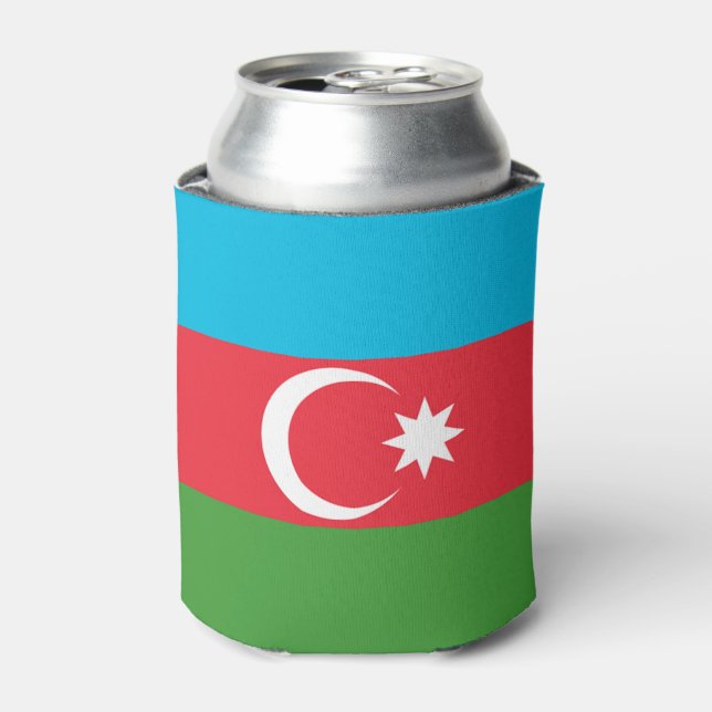 Flagge Aserbaidschans Dosenkühler (Kanne Vorderseite)