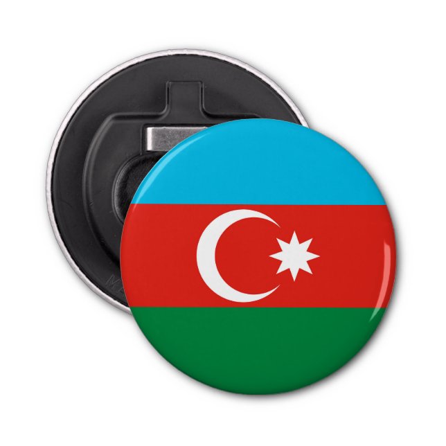 Flagge Aserbaidschans Flaschenöffner (Vorderseite)