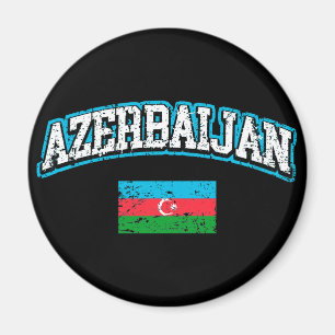 Flagge Aserbaidschans Magnet