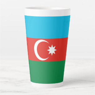 Flagge Aserbaidschans Milchtasse