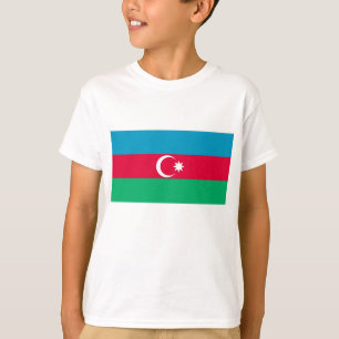 Flagge Aserbaidschans T-Shirt