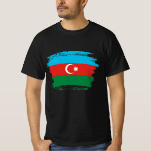 Flagge Aserbaidschans T-Shirt