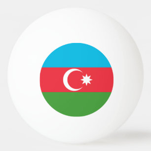 Flagge Aserbaidschans Tischtennisball
