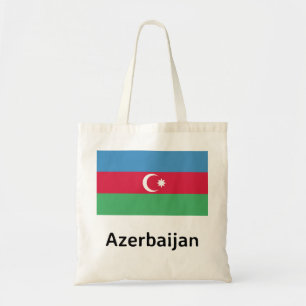 Flagge Aserbaidschans Tragetasche