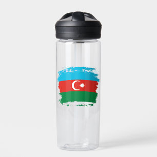 Flagge Aserbaidschans Trinkflasche