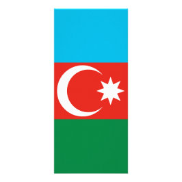 Flagge Aserbaidschans Werbekarte