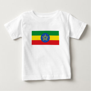 Flagge Äthiopiens Baby T-shirt