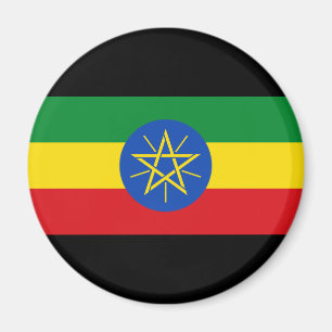 Flagge Äthiopiens Magnet