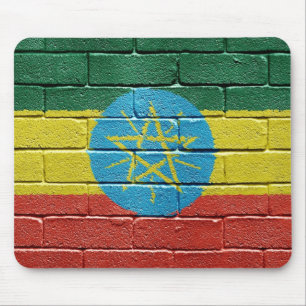 Flagge Äthiopiens Mousepad