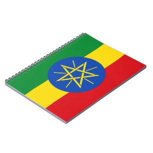 Flagge Äthiopiens Notizblock