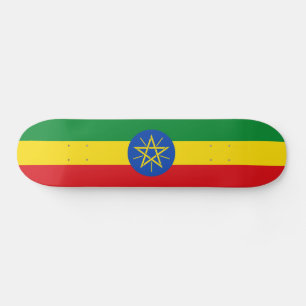 Flagge Äthiopiens Skateboard