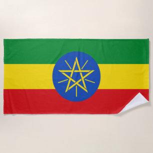 Flagge Äthiopiens Strandtuch